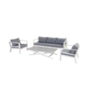 Cannes Table - Hartman® (low) between a sofa set and two armchairs