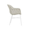 Silla de comedor Delphine diamond, lateral y sobre fondo blanco