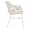 Silla de comedor Delphine Mocca lateral izquierdo