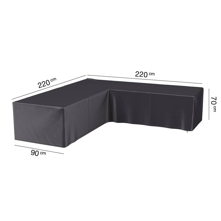 funda para rinconera con medidas: 220x220x100x70cm