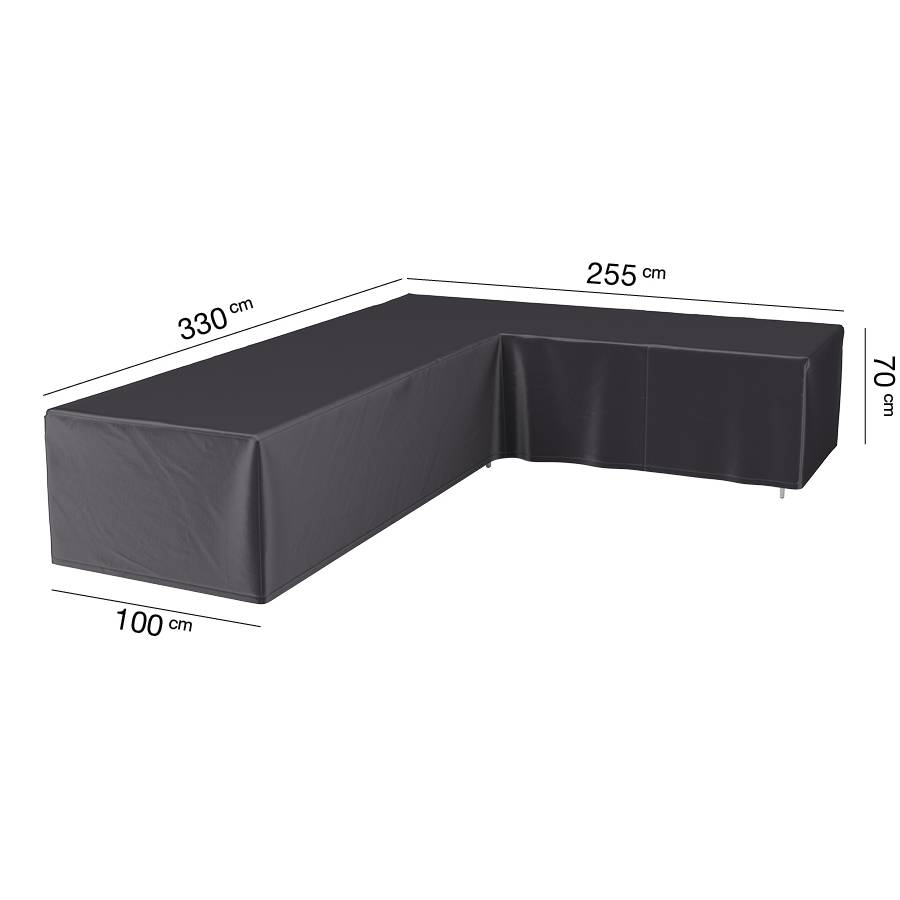 funda para rinconera con medidas: 330x255x100x70cm
