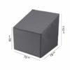 high-back armchair cover with dimensions