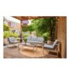 Conjunto JORDAN celeste en terraza