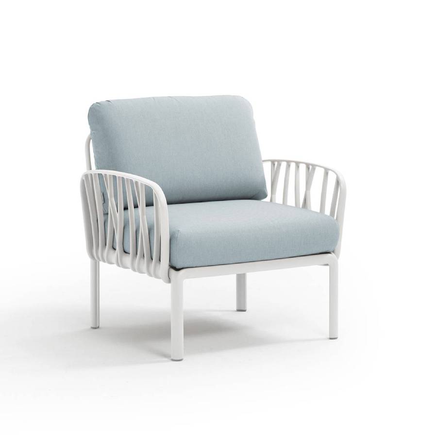 sillon komodo blanco-ghiaccio
