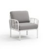 sillon komodo blanco-grigio