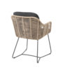 Belmond Nat chair slightly turned rear view on white background