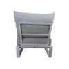Conjunto jardin Country S de 4 Seasons Outdoor. Vista trasera del módulo central, cada asiento tiene un respaldo así, que además es lo único que hay que montar de este conjunto COUNTRY S