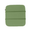 delphine casual green  cushion over white background