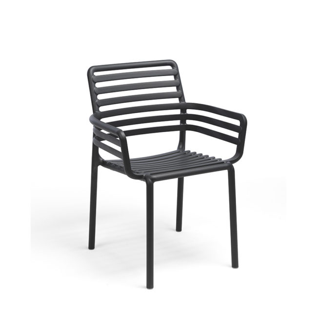 DOGA chair with armrests - Nardi Anthracite