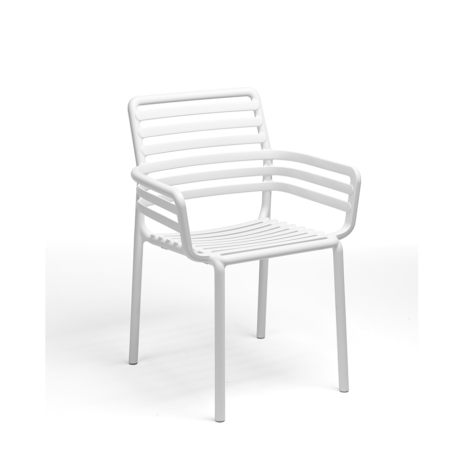 DOGA chair with armrests - Nardi White