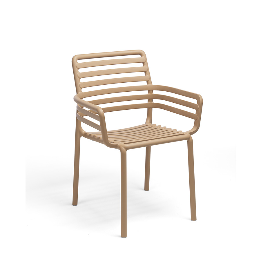 DOGA chair with armrests - Nardi Cappuccino