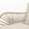 MURCIA garden chair by 4 Seasons Outdoor®, armrest detail on a white background