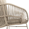 MURCIA garden chair by 4 Seasons Outdoor®, right-hand armrest detail on a white background