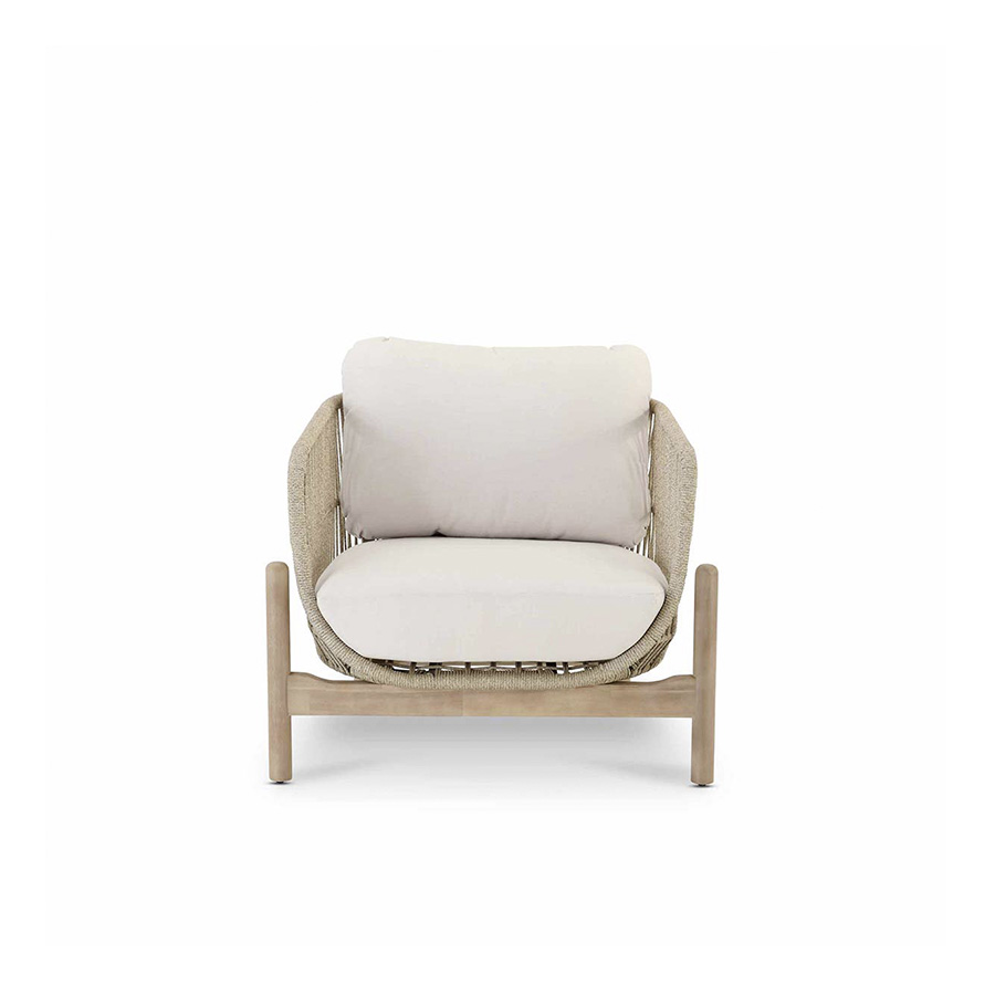 TALARA armchair by GardenLine® front view on white background