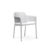 Silla NET de Nardi Una silla de polipropileno reforzado con fibra de vidrio y tratamiento anti uv y teñido en masa para maximizar su vida útil.
