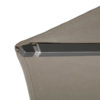 Foto detalle de los resortes de Platinum que mantienen siempre estirada la tela del parasol