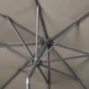 Foto detalle de las 8 varillas del parasol de Platinum