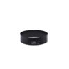 Solar Lamp Holder 12cm by Lumiz. It's a black metal circle with the name LUMIZ die-cut.