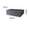 Funda tumbona 210x75x40cm de Aerocover Cómprala online en De Tropen
