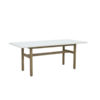 Talara Dining Table by Gardenline Rectangular table with terrazzo top and acacia legs. Buy it at De Tropen, your expert in garden and terrace furniture.