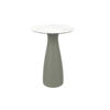 Mesa Baobab L Gris Verdoso Mármol Blanco - Resol - De Tropen