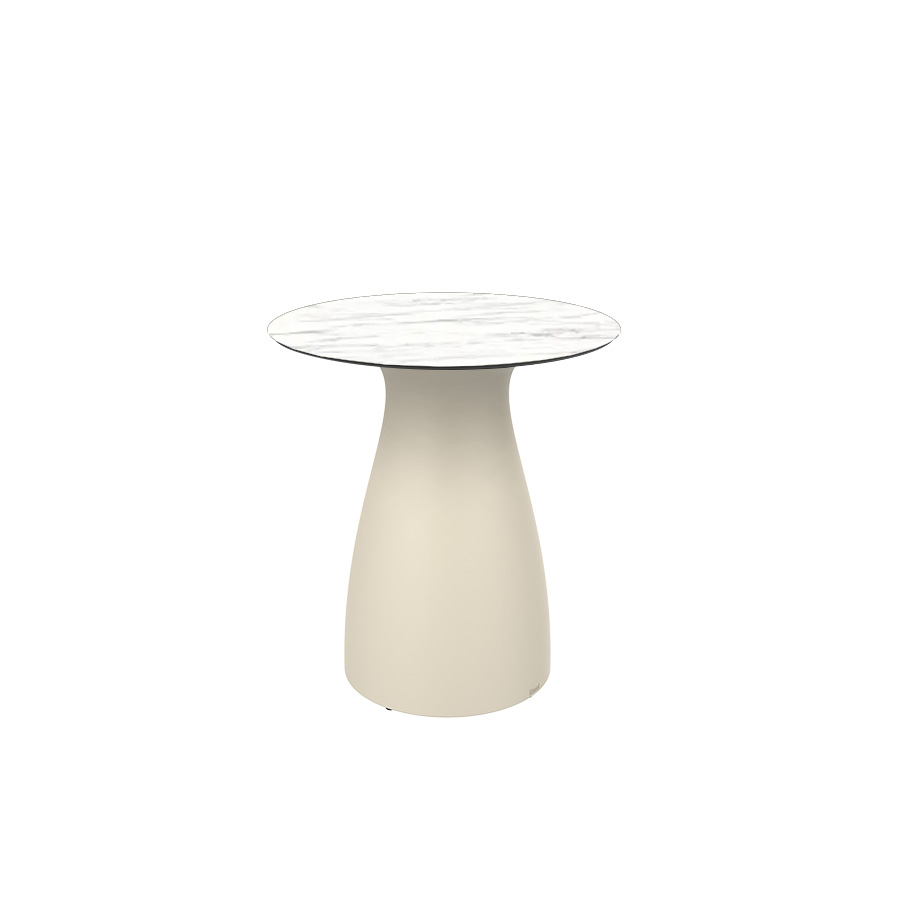 Mesa Baobab M Marfil Mármol Blanco - Resol - De Tropen