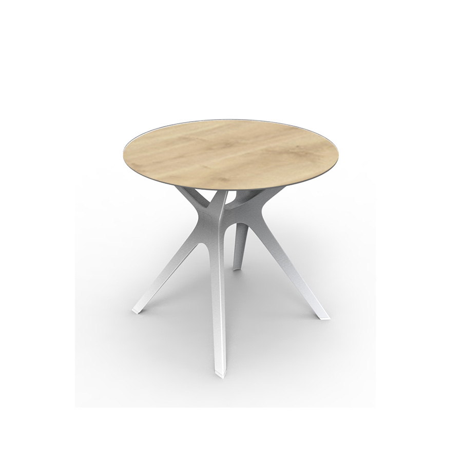 Mesa Vela S 70 Blanco Roble natural - Resol - De Tropen