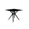 Mesa Vela S 70x70 Negro Negro - Resol - De Tropen