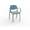 Smart upholstered chair Retro Blue Linen - Resol - De Tropen