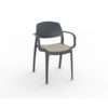 Smart upholstered chair Dark Grey Linen - Resol - De Tropen