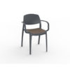 Smart upholstered chair Dark Grey Taupe - Resol - De Tropen