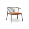 Sillón Woody Tapizado Gris oscuro Calabaza - Resol - De Tropen