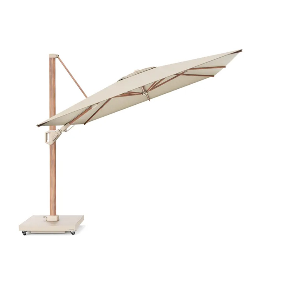 Parasol Challenger T2 Premium 350x260 Rectangular -Platinum-DeTropen