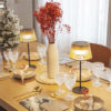 Lampara Okinawa table de NewGarden Es solar y también lleva batería recargable. Encuéntrala en De Tropen al mejor precio, tu experto en muebles de jardín y decoración de exterior.