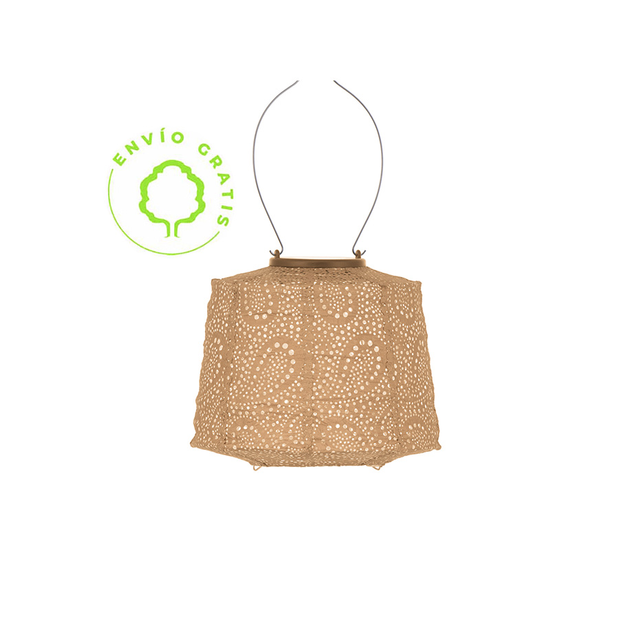Lumiz Lampshade 20 PAISLEY Apricot Solar Lantern. Find it at De Tropen for the best price, secure online purchase, and fast shipping.