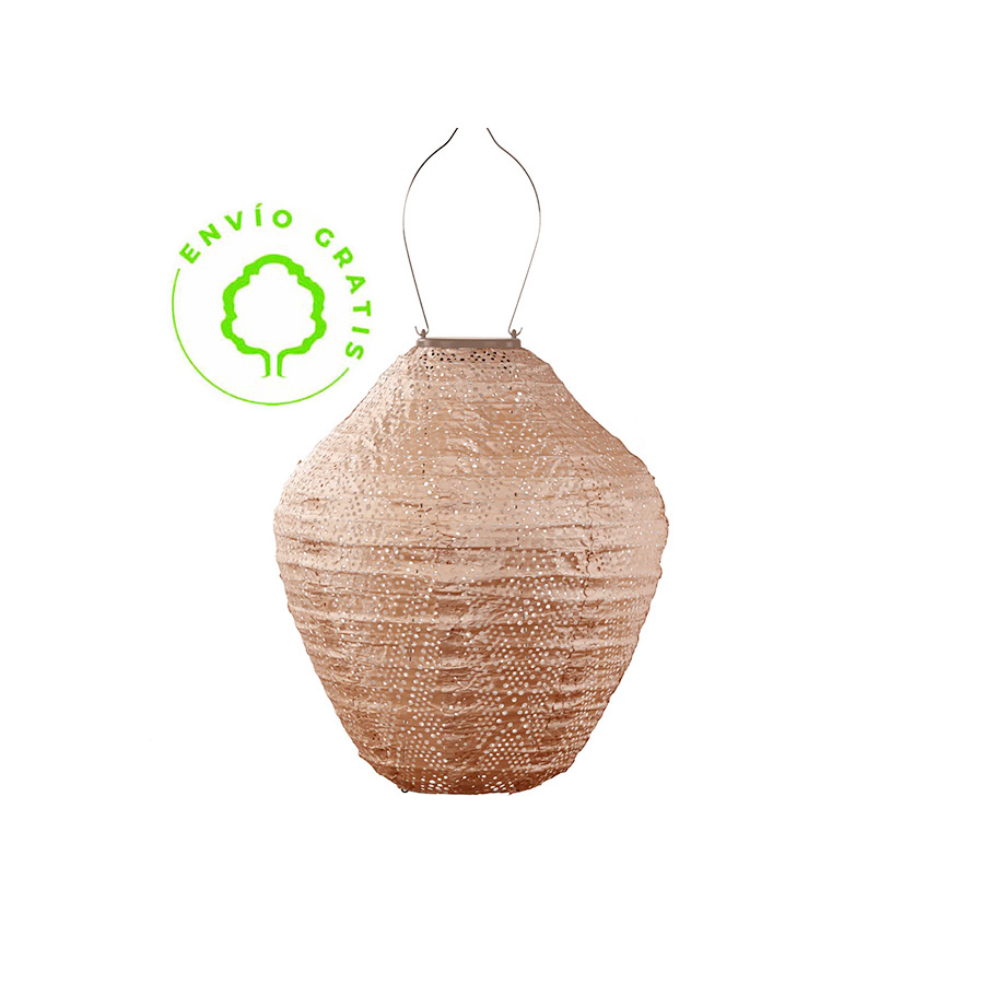 Solar Jar Lamp 30 Ikat Pink by Lumiz. Find it at the largest outdoor furniture store: De Tropen! And at the best price!