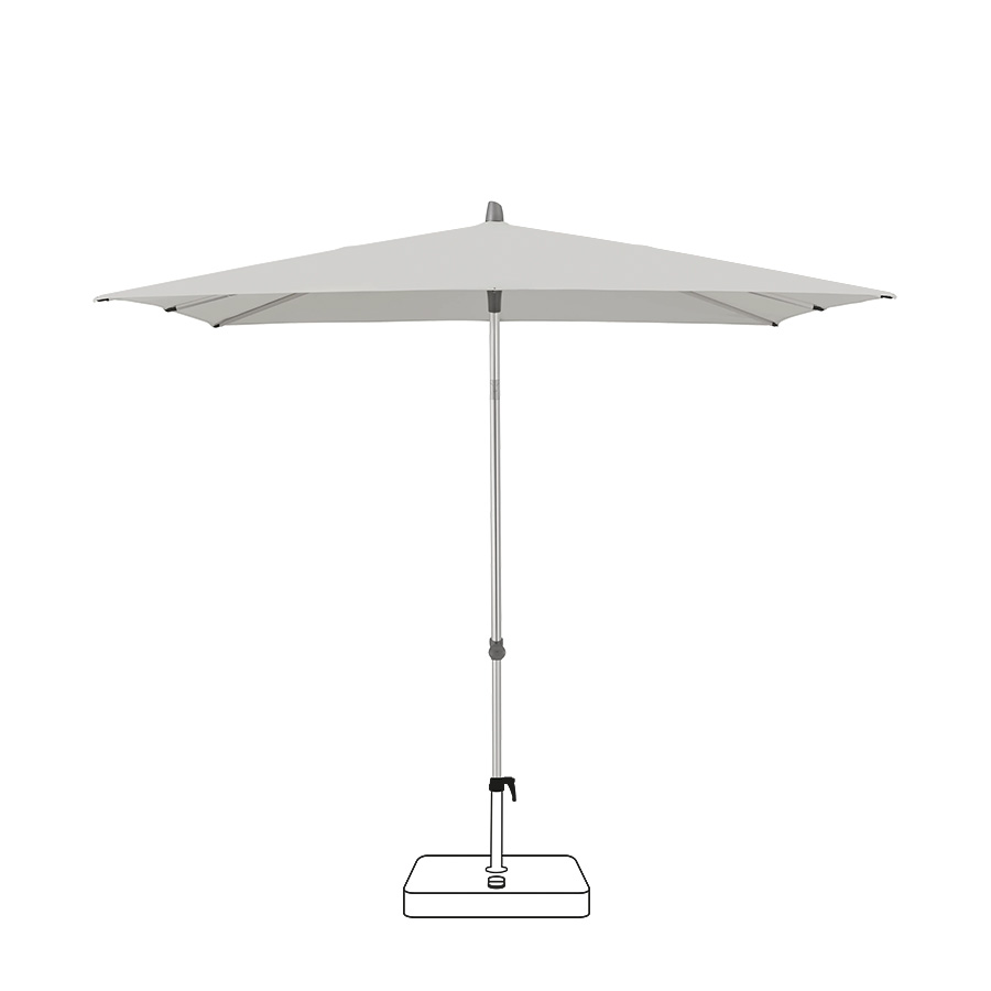 Sombrilla Alu Smart Ash 151 de Glatz. Encuéntrala en la mayor tienda de muebles de exterior: De Tropen ¡y al mejor precio!