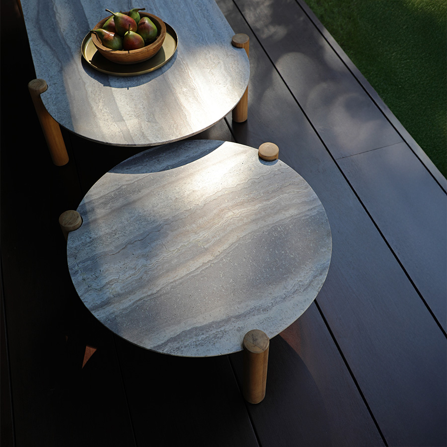 Mesa de centro Orbit de Pebl Encuéntralo en la mayor tienda de muebles de exterior, terraza y jardín: De Tropen ¡y al mejor precio!