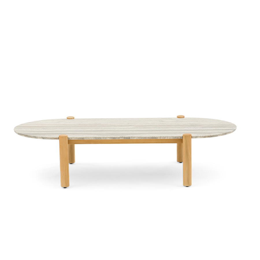 Mesa de centro Orbit ovalada 160 de Pebl Encuéntralo en la mayor tienda de muebles de exterior, terraza y jardín: De Tropen ¡y al mejor precio!