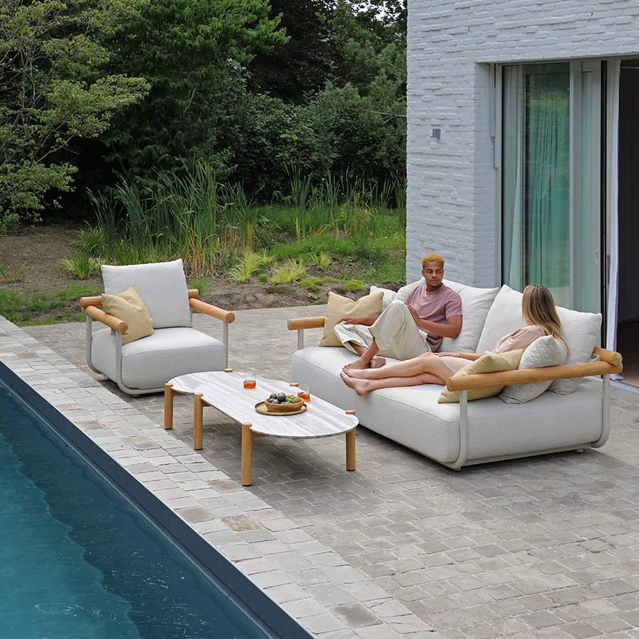 Salón exterior Orbit de Pebl Encuéntralo en la mayor tienda de muebles de exterior, terraza y jardín: De Tropen ¡y al mejor precio!