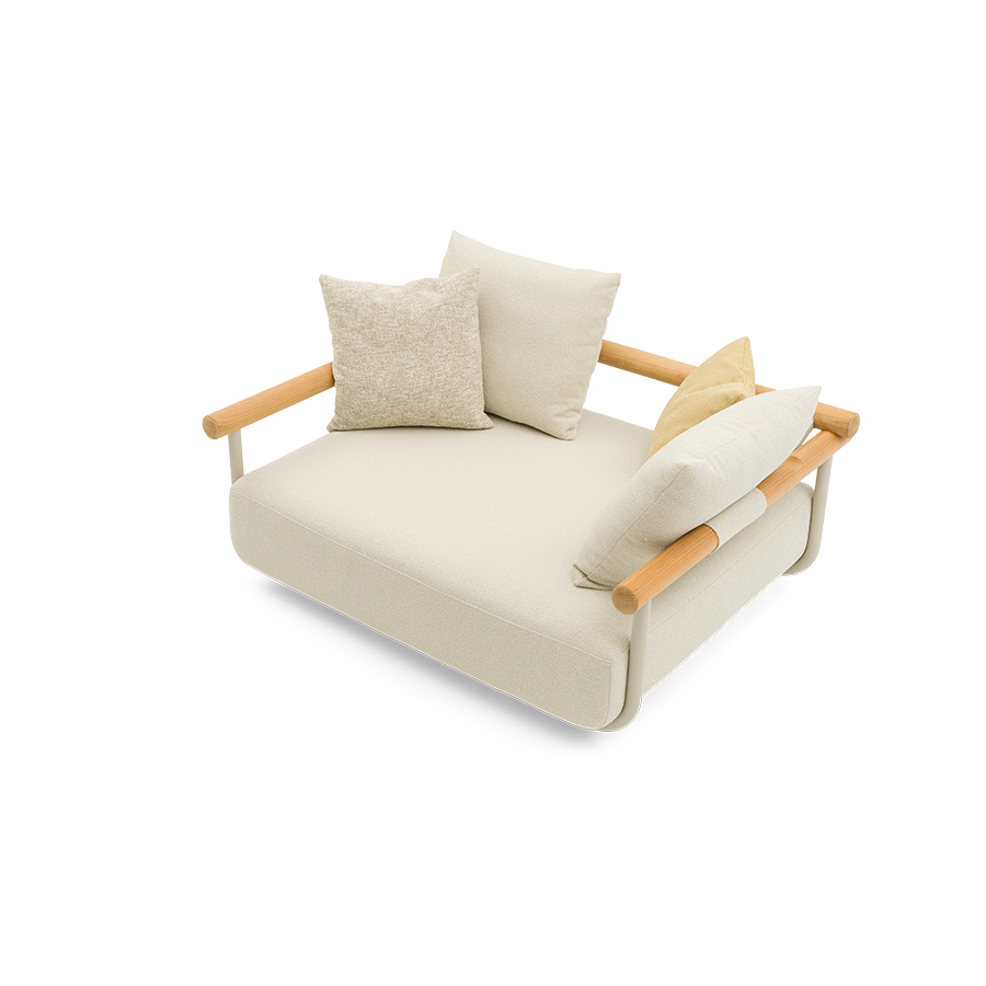 Sofá Orbit regulable 2 plazas de Pebl Encuéntralo en la mayor tienda de muebles de exterior, terraza y jardín: De Tropen ¡y al mejor precio!