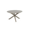 Prado 130 Latte ceramic table 4SO With a stainless steel structure finished with a latte-colored powder paint, a toasted beige tone or coffee with milk, and a ceramic top. Buy it at De Tropen, your expert in garden and terrace furniture.