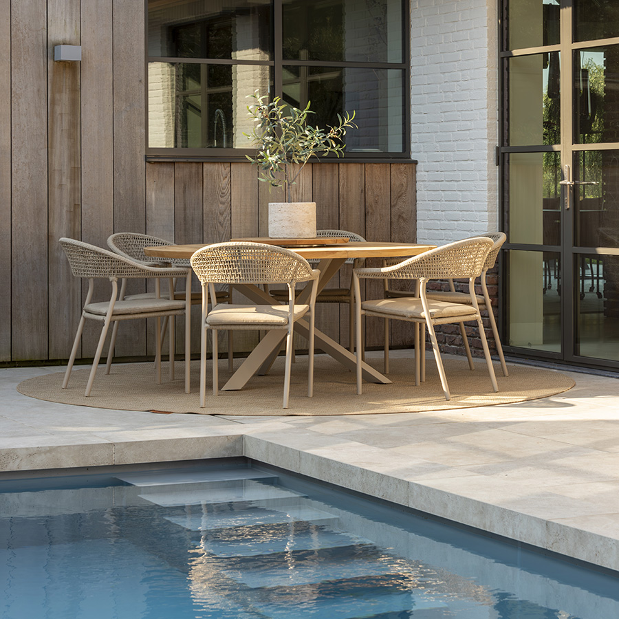 Sienna Dining Chair by Taste 4 Seasons Outdoor. Find it at the largest outdoor furniture, terrace and garden store: De Tropen – and at the best price!