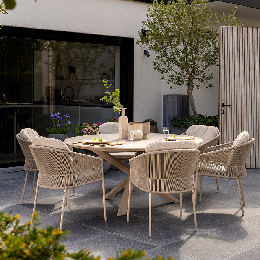 Silla de comedor Florence de Taste 4 Seasons Outdoor. Encuéntralo en la mayor tienda de muebles de exterior, terraza y jardín: De Tropen ¡y al mejor precio!