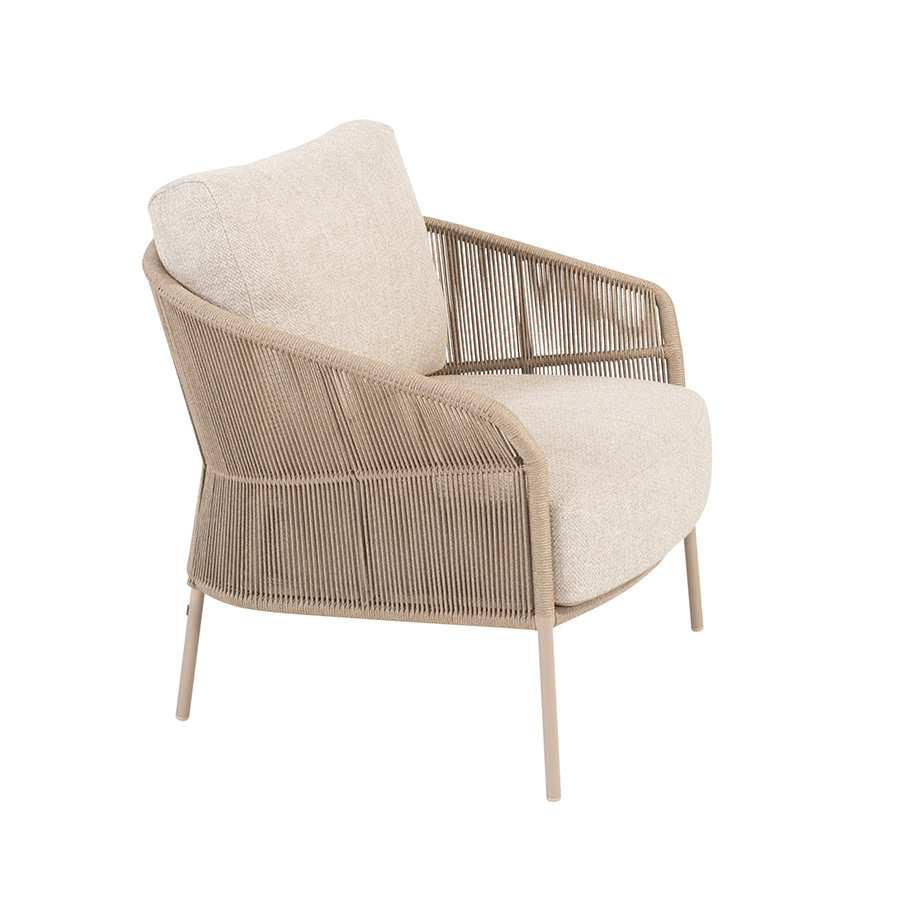 Sillón exterior Florence Latte de Taste 4 Seasons Outdoor. Encuéntralo en la mayor tienda de muebles de exterior, terraza y jardín: De Tropen ¡y al mejor precio!