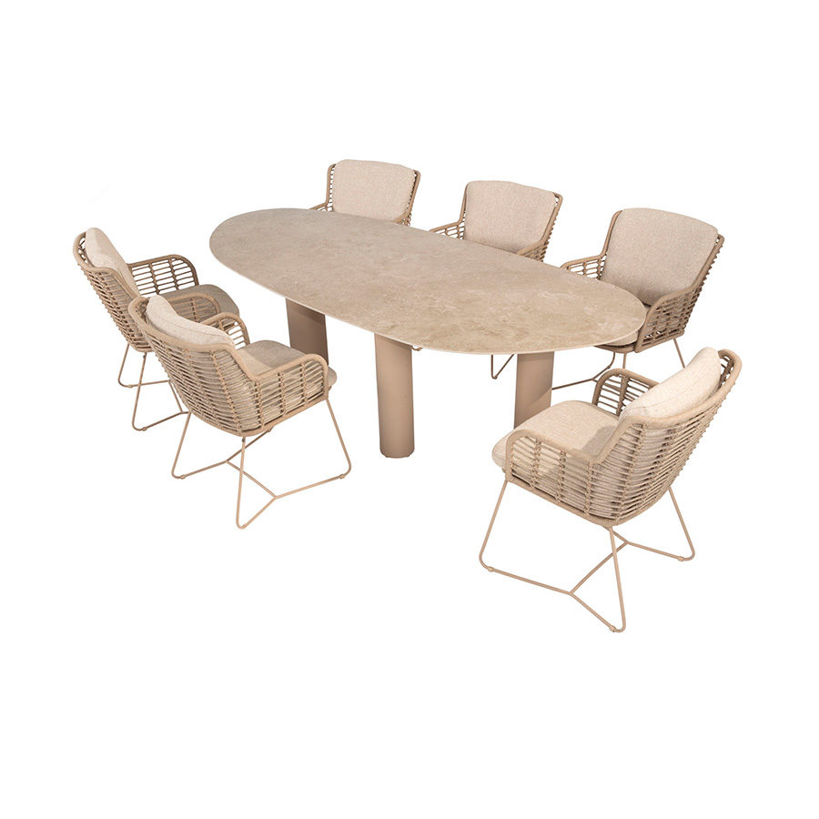Comedor Estate Fabrice para terraza o jardín de Taste 4 Seasons Outdoor. Encuéntralo en la mayor tienda de muebles de exterior: De Tropen ¡y al mejor precio!