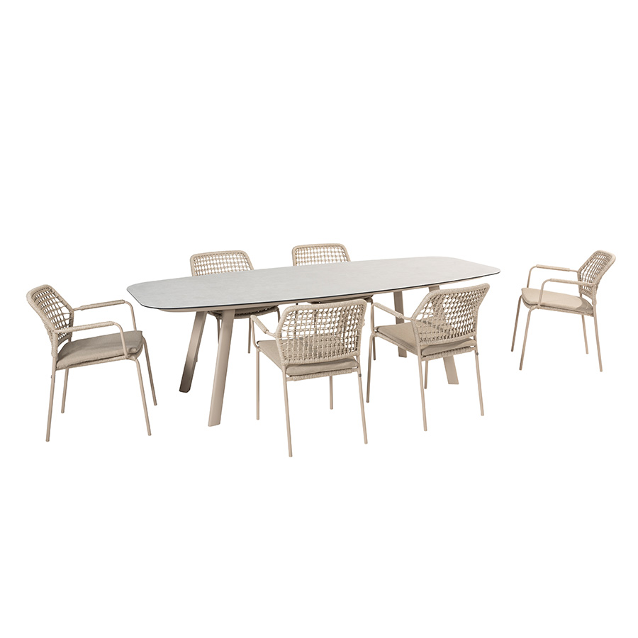 Comedor exterior extensible Manolo Barista para terraza o jardín de Taste 4 Seasons Outdoor. Encuéntralo en la mayor tienda de muebles de exterior: De Tropen ¡y al mejor precio!