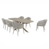 Eva Prado Barrel 240 Dining Set by Taste 4 Seasons Outdoor. Find it at De Tropen, the largest outdoor furniture, patio, and garden store, and at the best price!