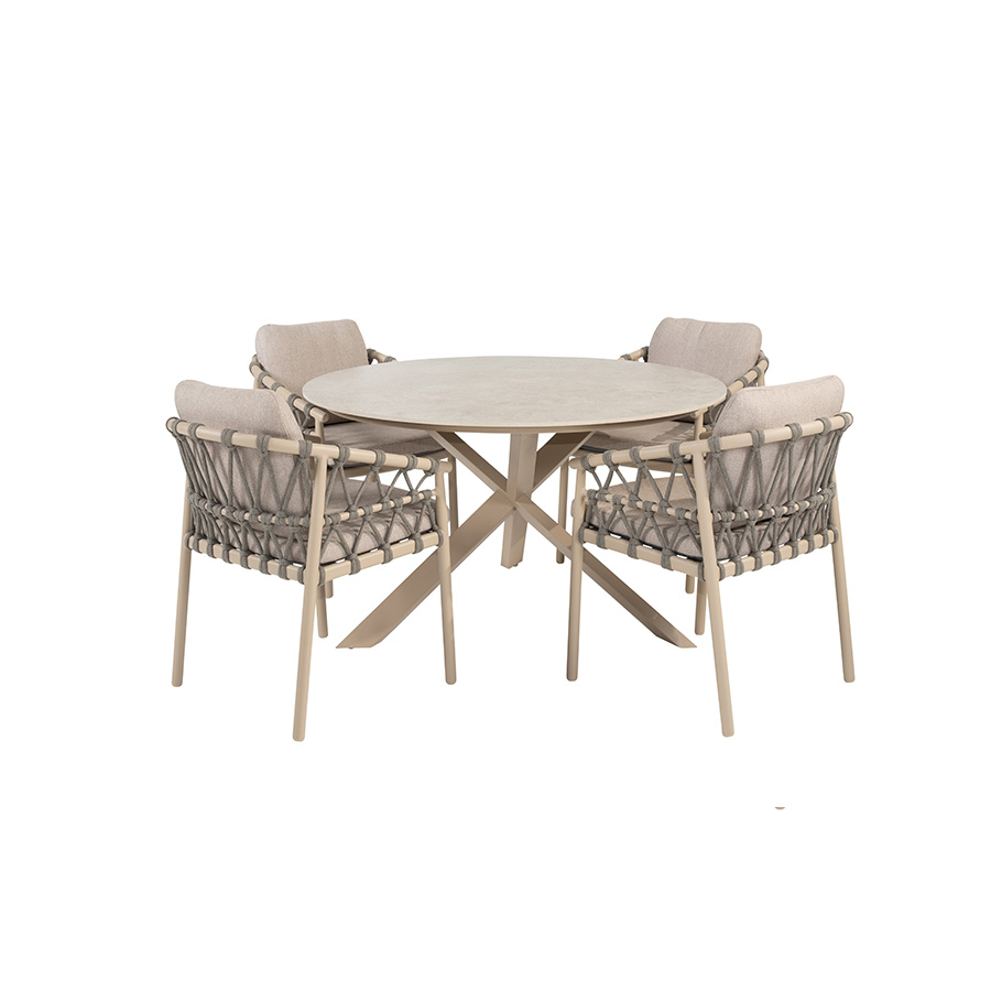 Prado 130 Piacenza ceramic dining set for your patio or garden by Taste 4 Seasons Outdoor. Find it at the largest outdoor furniture, patio, and garden store: De Tropen – and at the best price!