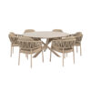 Comedor Cerámico Prado 160 Calma de Taste 4 Seasons Outdoor. Encuéntralo en la mayor tienda de muebles de exterior, terraza y jardín: De Tropen ¡y al mejor precio!
